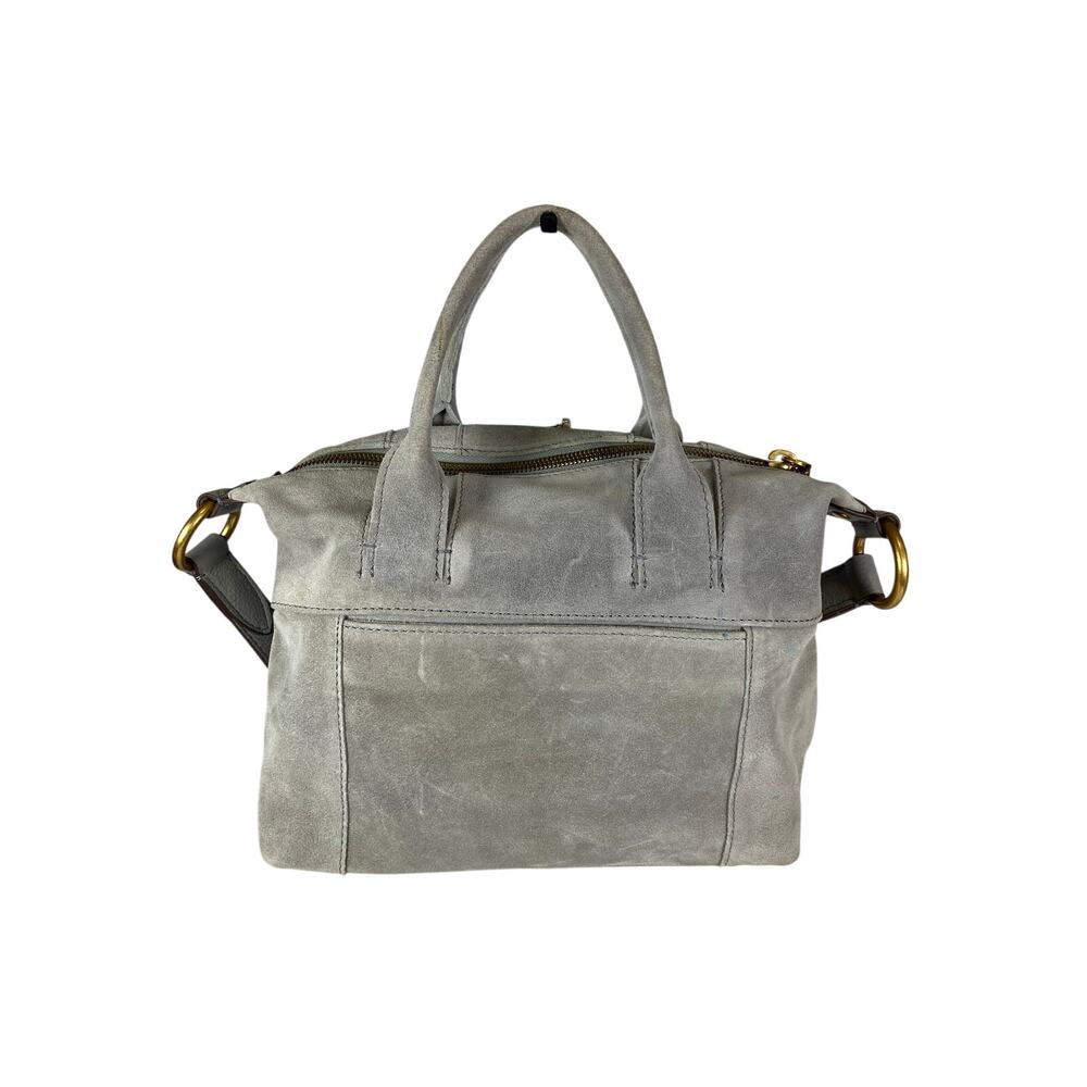 Aimee Kestenberg Mini Hudson Leather Satchel Gray - Picture 2 of 15